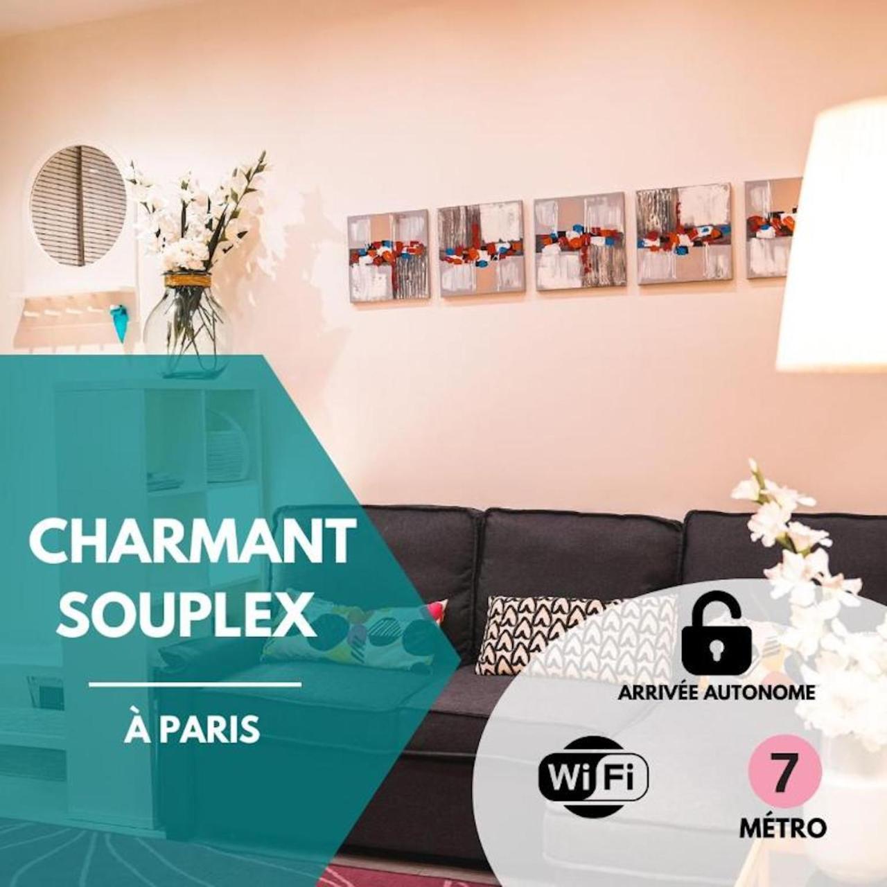 Appartement Charming Souplex In Paris Extérieur photo